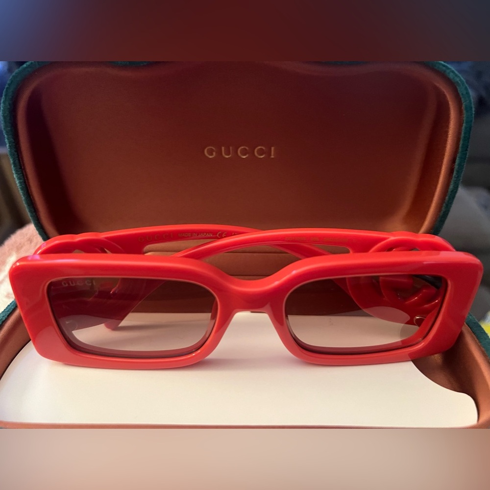 Gucci 54mm Rectangular Sunglasses